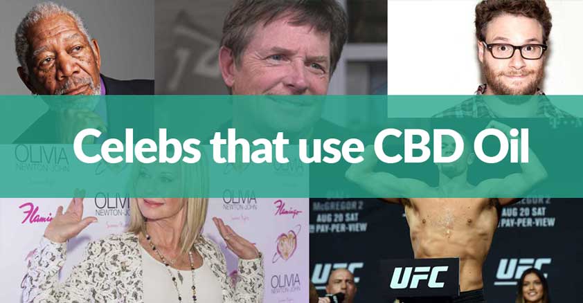 celebrities who use cbd