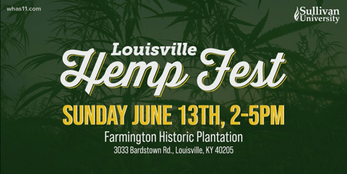 Louisville Kentucky Hemp Fest Sunday June 13th 2 to 5 PM Farmington Historic Plantation